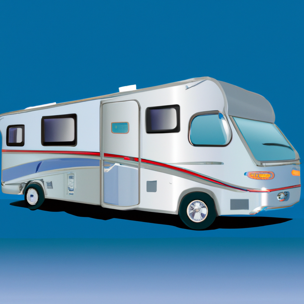 A gleaming RV reflecting its well-maintained value.